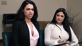 secretary and vice principal slurp dick hidden in office
