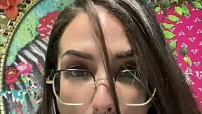 i watch this curvy brunette dildo fuck herself wildly in compilation