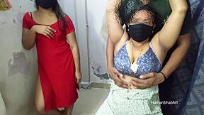 Desi Girls Best Friend Threesome Romantic Sex Enjoyed