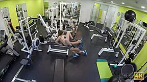 naive fitness babe skips workout to fuck rich old guys for cash pov