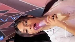 college girl rocks her dildo hard in solo ass worship session