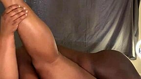 black bull eats fat ebony wife pussy before monster creampie pounding