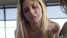 skinny hungarian blue angel and italian rebecca volpetti get so intimate caressing each other like that