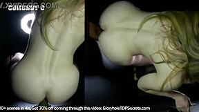 Gloryhole Top Secrets: Pussy Fucks Gloryhole Swallows Cum Tongue Lunch
