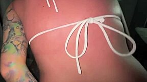 stepmom wants rub on burnt body after beach turns anal ride