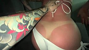 stepmom wants rub on burnt body after beach turns anal ride