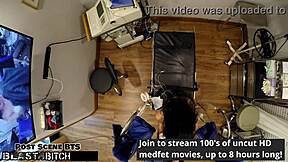 open wide nurse, blaire celeste's throat takes huge cum blast load