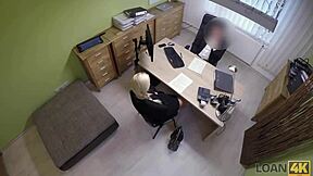 naughty agent drills loan4k sex casting in office