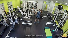 naive fitness babe skips workout to fuck rich old guys for cash pov