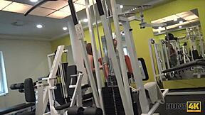 naive fitness babe skips workout to fuck rich old guys for cash pov