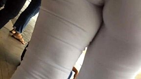 candid big ass beauty caught hidden on bus, teasing her juicy curves for sneaky amateur thrills.
