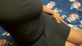 i called the boss's exotic sister over and after fingering her wet pussy i fucked her until she squirted hard