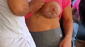 damn busty hot milf silvana lee craves fitness cock bent over juicy tits big ass riding rough!