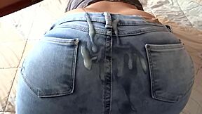 Cum in my ass with jeans on, you hear me moan?!