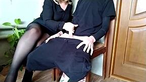 Risky Thrill of Sliding Dick Close to Juicy Mature Milf's Wet Beaver