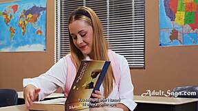 Busty Student Begs Sexy Teacher to Pound Her in Detention!