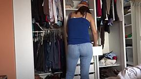 Ever wonder why mature milf moans for jeans ass cum after watching that monster cock stroke?