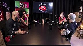 best moments with qween and iron biker in sensual casting part 11 on sheer red