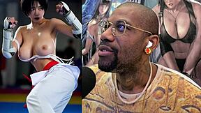 oh man these big breasted japanese babes strip n show off theyre fat milky sweaty tits while trainin...