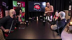 best moments with qween and iron biker in sensual casting part 11 on sheer red