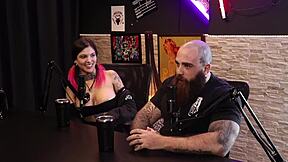 best moments with qween and iron biker in sensual casting part 11 on sheer red