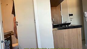 she stripped naked for neighbor then fucked raw no condom