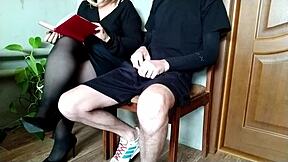 Risky Thrill of Sliding Dick Close to Juicy Mature Milf's Wet Beaver