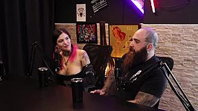 best moments with qween and iron biker in sensual casting part 11 on sheer red