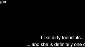 Teen puke slut Briseida gags on cock with piss vomit session teaser