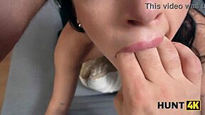 Hunt4k Christmas Pickup: Nympho Girlfriend Fucked While Cuck Watches