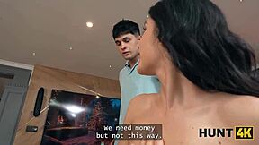 Hunt4k Christmas Pickup: Nympho Girlfriend Fucked While Cuck Watches