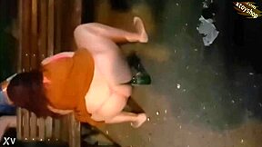 Ever wonder how that big ass takes a bottle?