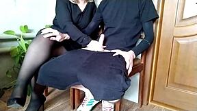 Risky Thrill of Sliding Dick Close to Juicy Mature Milf's Wet Beaver