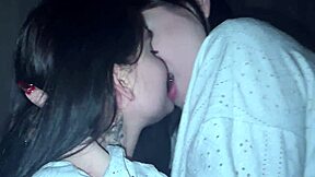 passionate rough lesbian lovers kiss finger lick orgasms in homemade party clips