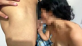 damn, that skinny slut sneaks into stepdad's room begging for his rough pounding