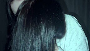 passionate rough lesbian lovers kiss finger lick orgasms in homemade party clips