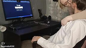 pregnant wife grabs my cock for sloppy blowjob banning all porn