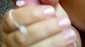 couple gets super messy slurping and spitting those huge loads