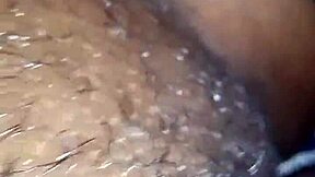 First-Time Housewife With Huge Ebony Ass Spreads Tight Pussy For Creampie In Bedroom