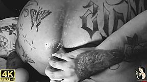 I watch this famous singer stretch her pussy wide with that mega vaginal toy