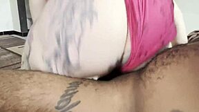 Stepdaughter teases stepdad with deep blowjob then swallows every drop