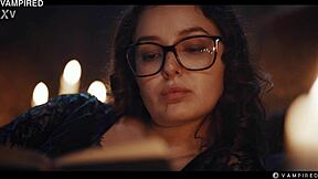i couldn't resist leana lovings' vampire bite turning me into her pussy-hungry lesbian slave