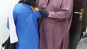 Pakistani college girl sneaks forbidden sex with her stepdaddy in secret hideaway