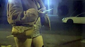 what makes this ebony babe's big ass and tits so irresistibly sexy in miniskirt