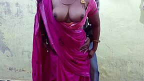 Pink saree bhabhi looks irresistible, gonna tear her tight pussy raw