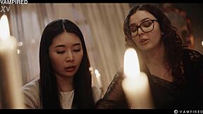 i couldn't resist leana lovings' vampire bite turning me into her pussy-hungry lesbian slave