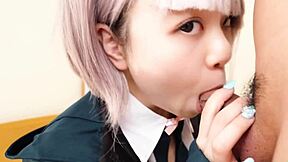 Saeko Ishiki Sucks Then Rides Cock Hard!
