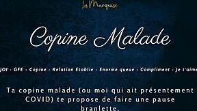 French Sick Girlfriend JOI Audio GFE