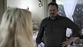 Old daddy teaches young 18+ girl hard fucking lesson