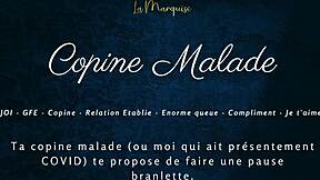 French Sick Girlfriend JOI Audio GFE